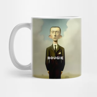 Bougie: A bougie man stands alone on a Dark Background Mug